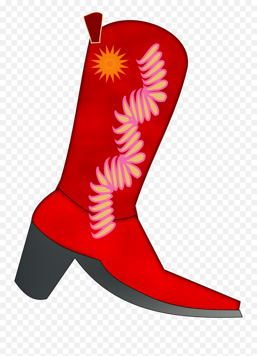 Cowboy Boot Free To Use Clipart - Red Cowgirl Boots Clipart Emoji,Boots Clipart