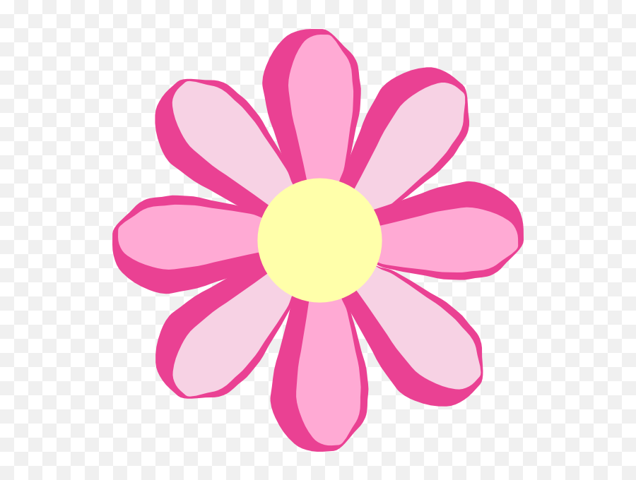 Free Pretty Flower Cliparts Download Free Clip Art Free - Vector Cute Flower Png Emoji,Flower Clipart