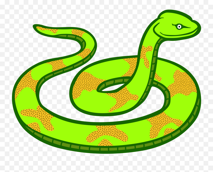 Download Snake Clipart Bull Snake - Green Snake Clipart Emoji,Snake Clipart
