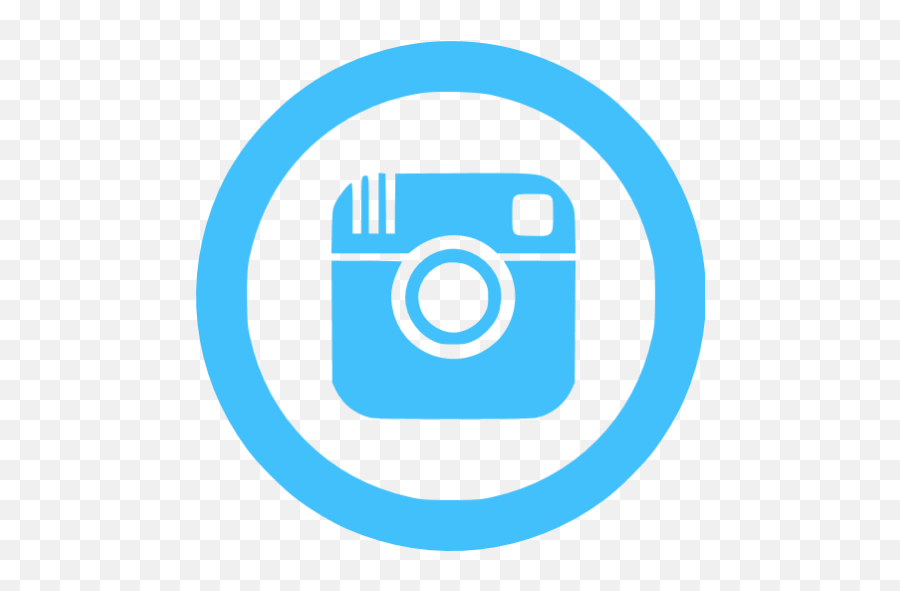 Instagram Icon Png Blue - Caribbean Blue Instagram Icon Emoji,White Instagram Logo Png