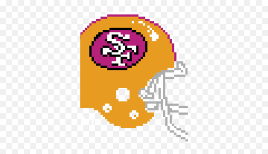 San Francisco 49ers Tecmo Super Bowl Nes Tecmo Bowl - Totoro Pixel Art Emoji,San Francisco 49ers Logo