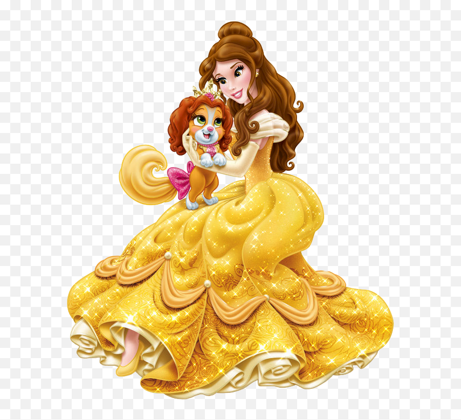 Belle Clipart Transparent Background - Disney Princess Palace Pets Belle Emoji,Belle Clipart