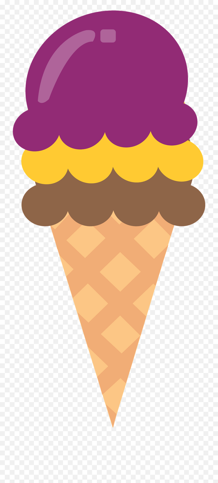 Three Flavors Of Ice Cream On A Cone Clipart Free Download - Ice Cream Rewards For Kids Emoji,Ice Cream Scoop Clipart