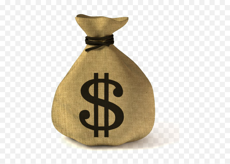Download Hd Bag Of Money Png Download - Money Bag Png Emoji,Bag Of Money Png