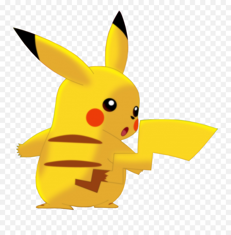 Pikachu Png Transparent Cartoon - Pikachu Renders Emoji,Pikachu Png