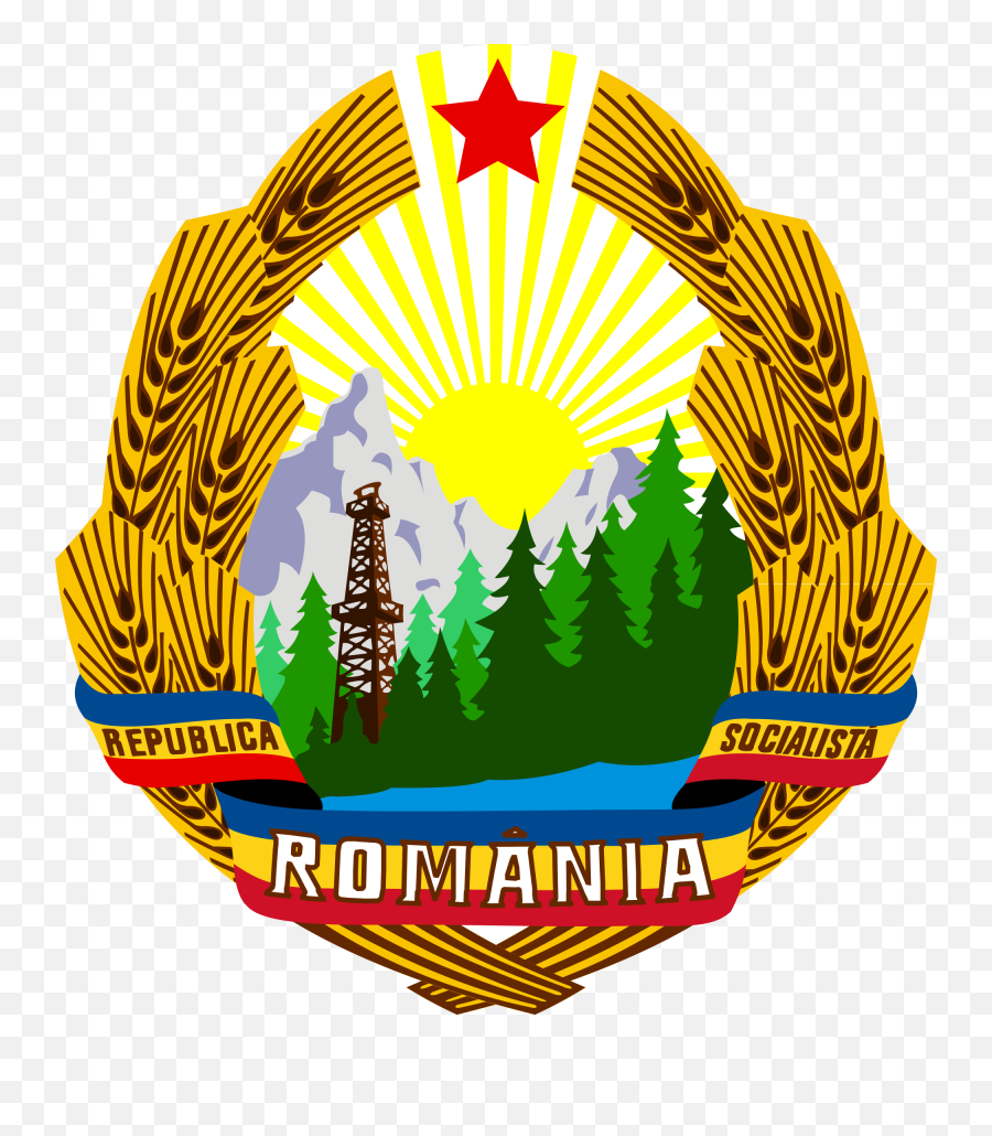 Was The Romanian Revolution Anti - Ceausescu Or Anticommunist Emblem Of Socialist Romania Emoji,Communist Symbol Png