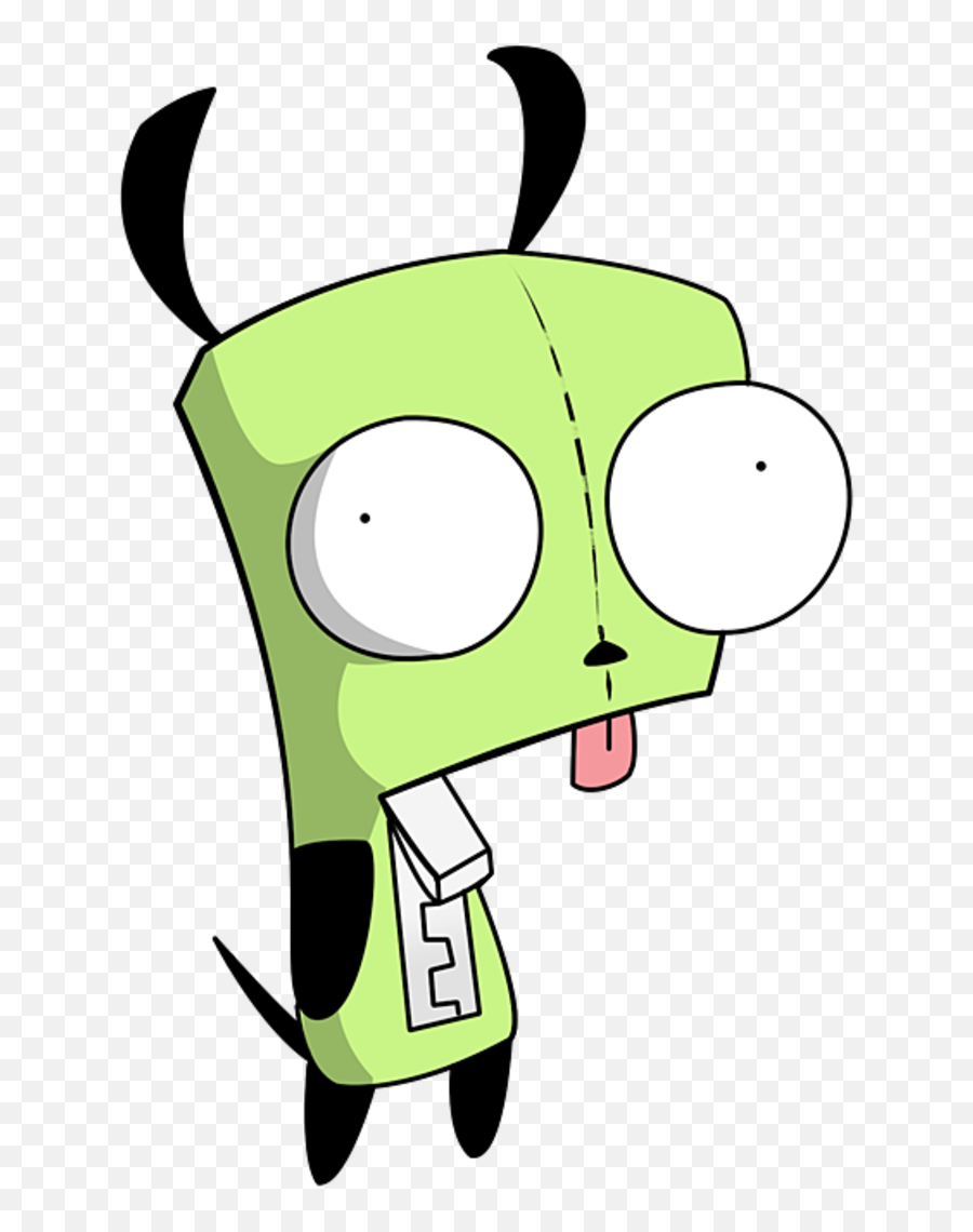 How To Draw Gir From Invader Zim - Gir Drawing Emoji,Invader Zim Png