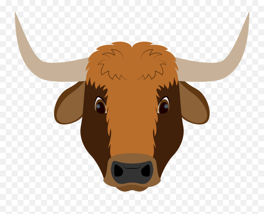 Ox Face Clipart - Ox Face Clipart Emoji,Ox Clipart