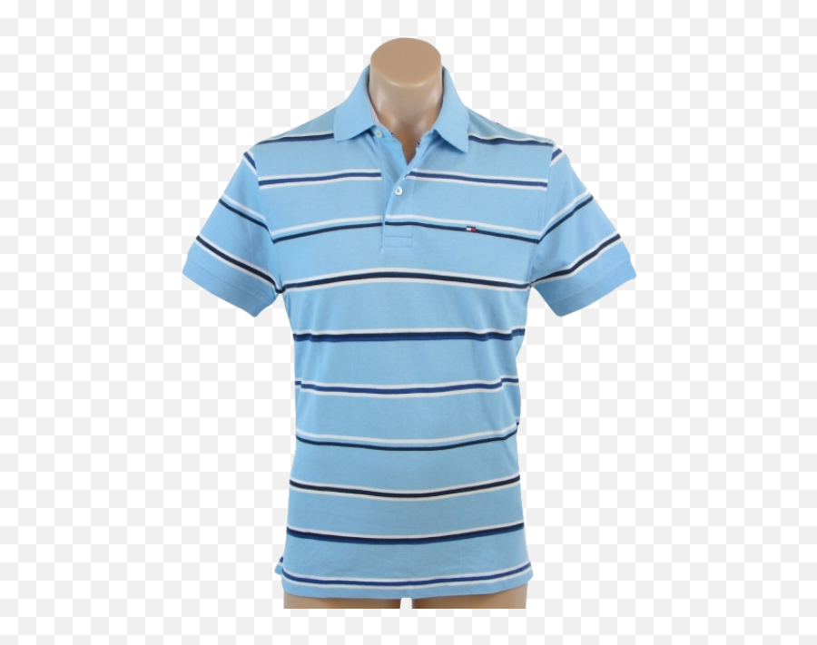 Tommy Hilfiger T - Tommy Hilfiger Polo Shirt Stripe Blue Emoji,Polo Shirts With Big Logo