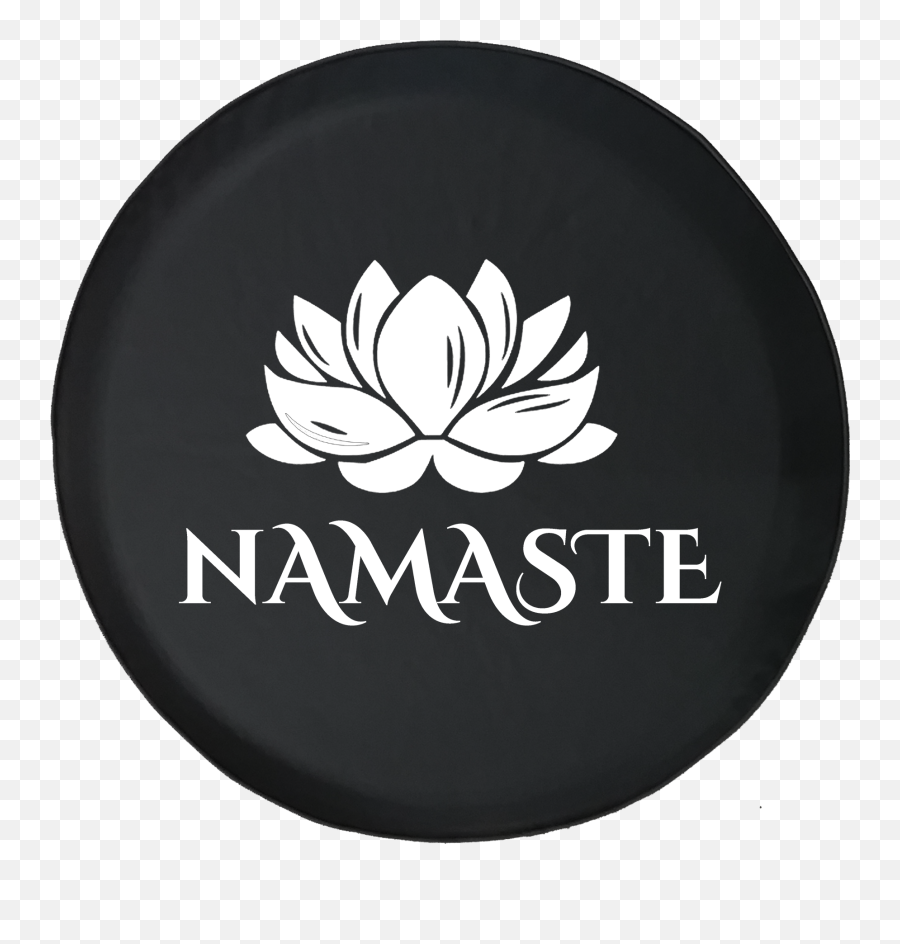 Namaste Lotus Flower Yoga Relax - White Lotus Emoji,Lotus Flower Logo