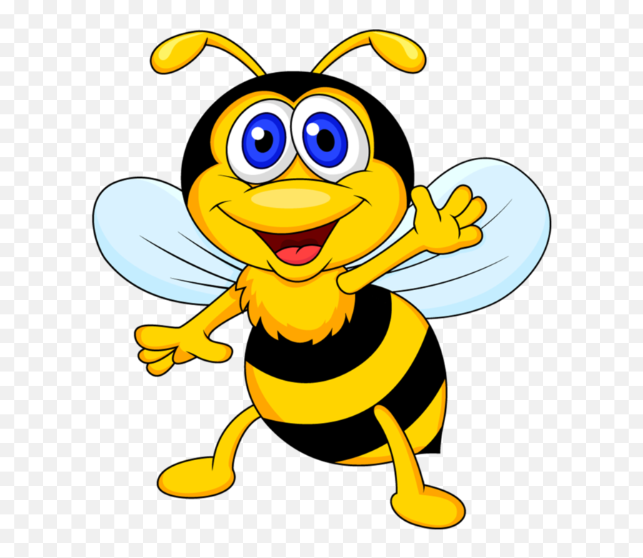 2 Bee Clipart Bee Cards Bee Pictures Bee - Cartoon Bee Clip Art Cartoon Bees Emoji,Bee Clipart