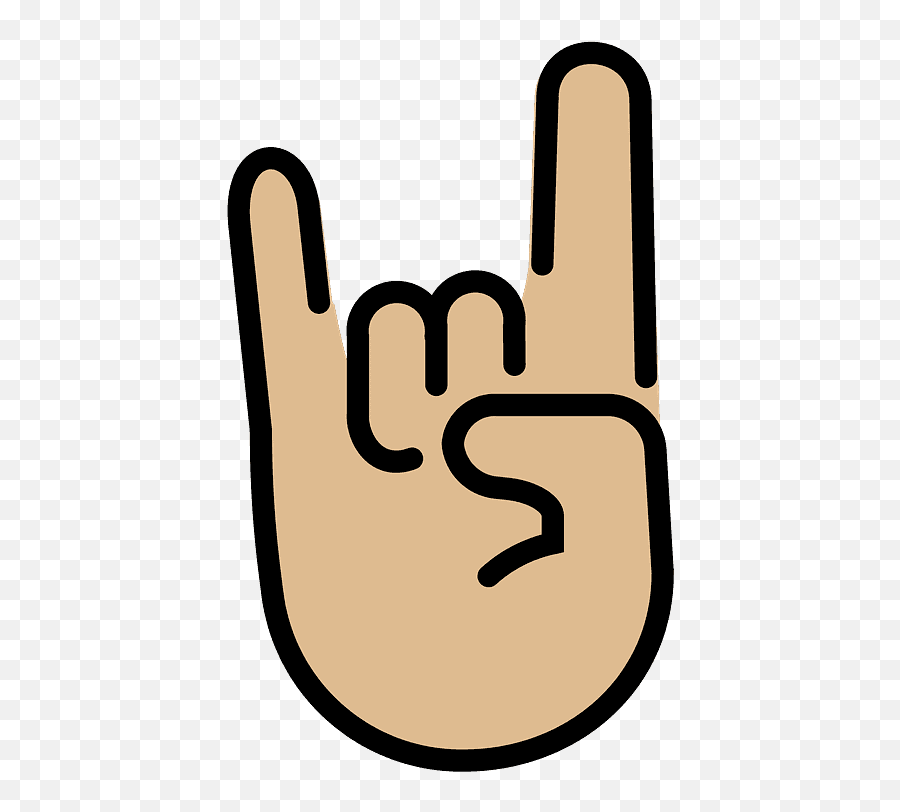 Sign Of The Horns Emoji Clipart,Horns Transparent