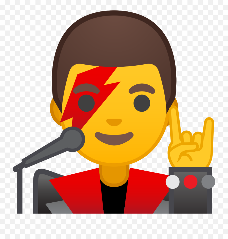 Man Singer Icon Noto Emoji People Profession Iconset Google,Singer Png
