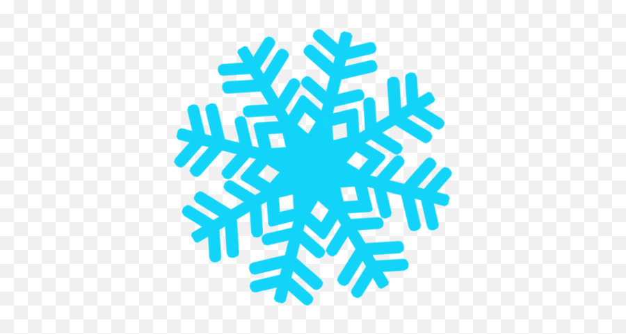 Snowflakes Clip Art 3 Groups Of - Snowflake Clipart Free Emoji,Snowflake Clipart Black And White