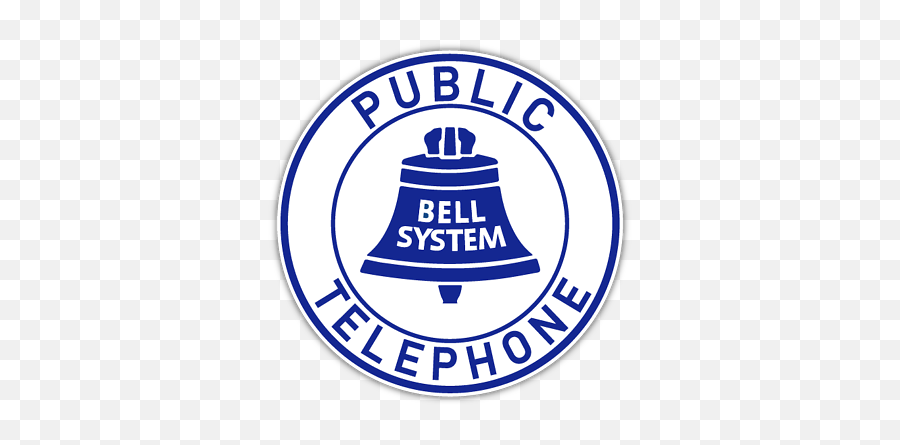 Bell System Retro Public Telephone Company Logo Vinyl Decal Sticker Car Bumper Ebay Emoji,Car Company Logo