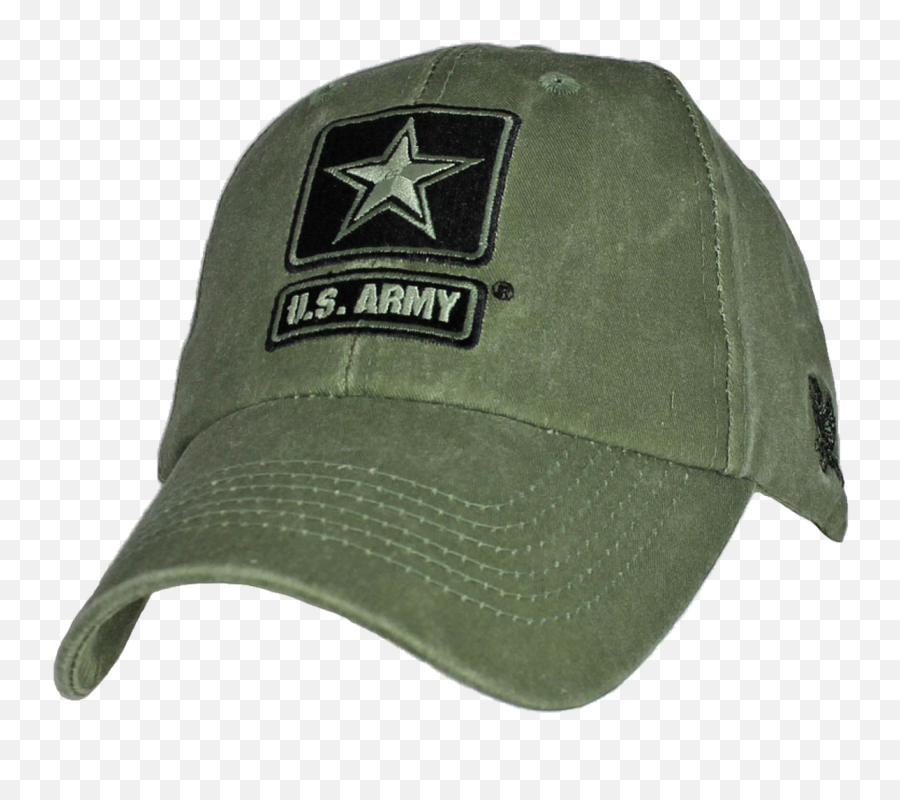 5715 - Us Army Cap Star Logo Cotton Olive Drab Baseball Cap Emoji,Us Army Logo