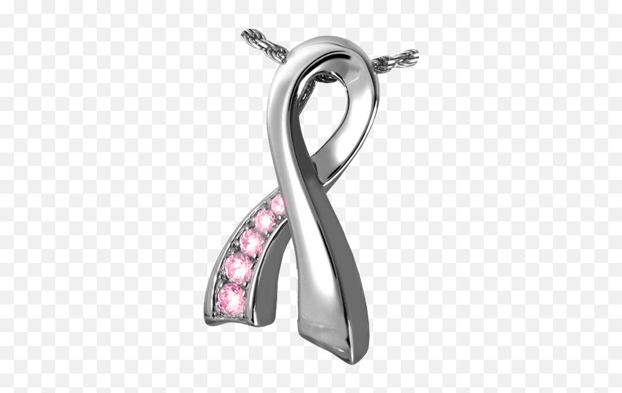 Wholesale Cremation Jewelry Breast Cancer Ribbon Pink Stones Emoji,Pink Breast Cancer Ribbon Png