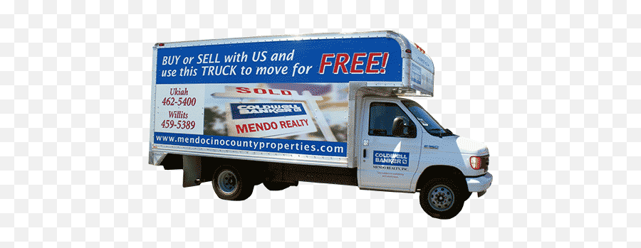Download Coldwell Banker Mendo Realty Inc - Coldwell Banker Emoji,Moving Truck Png