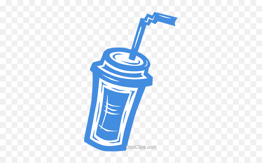 Soda Drink With A Straw Royalty Free Vector Clip Art Emoji,Straws Clipart