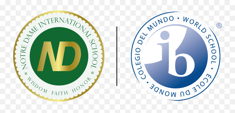 Notre Dame International School - Vertical Emoji,Notre Dame Logo
