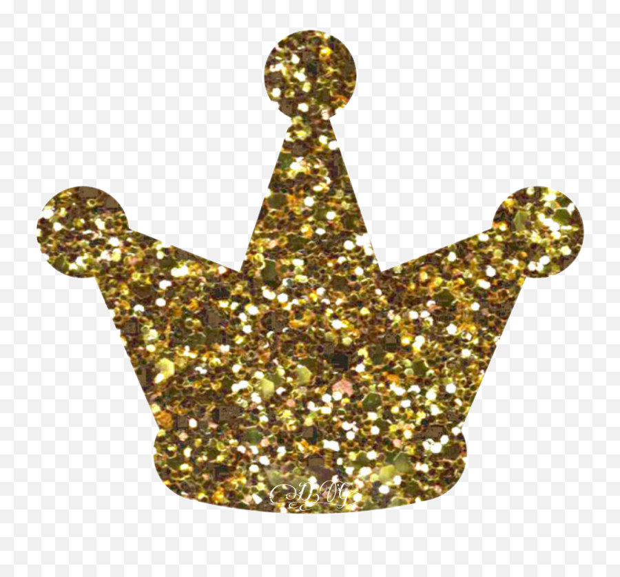 Crown Glitter Transparent Sticker Png - Transparent Background Glitter Crown Png Emoji,Glitter Transparent