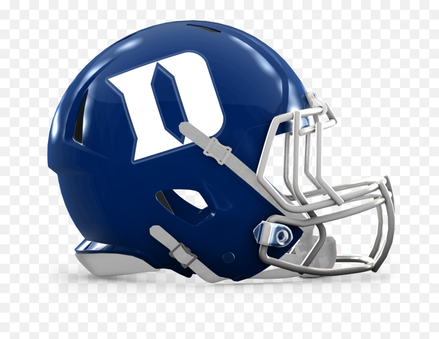 Football Helmets Helmet Duke Blue Devils - Duke Football Helmet Transparent Emoji,Duke Blue Devils Logo