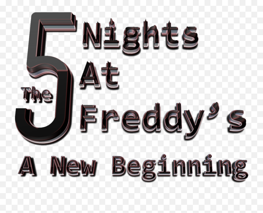 Download Hd Five Nights At Freddys Logo - Five Nights At Emoji,Five Nights At Freddy's Logo