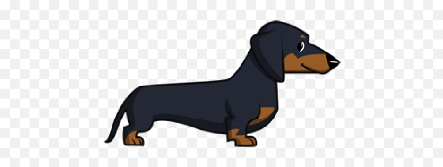 Dachshund Puppy Dachshound Puppy Cartoon Images - Cartoon Weiner Dog Png Emoji,Dachshund Clipart