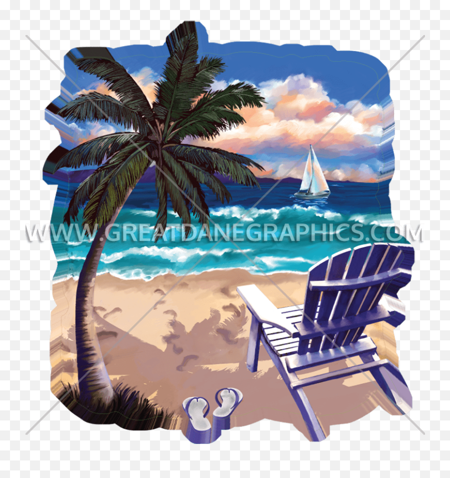 Palm Clipart Beach Chair Picture 1816705 Palm Clipart - Flip Flop And Beach Chair Emoji,Beach Chair Clipart