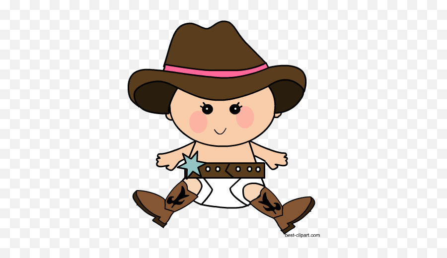 Western Cowboy Cowgirl Free Clip Art - Costume Hat Emoji,Cowboy Hat Clipart