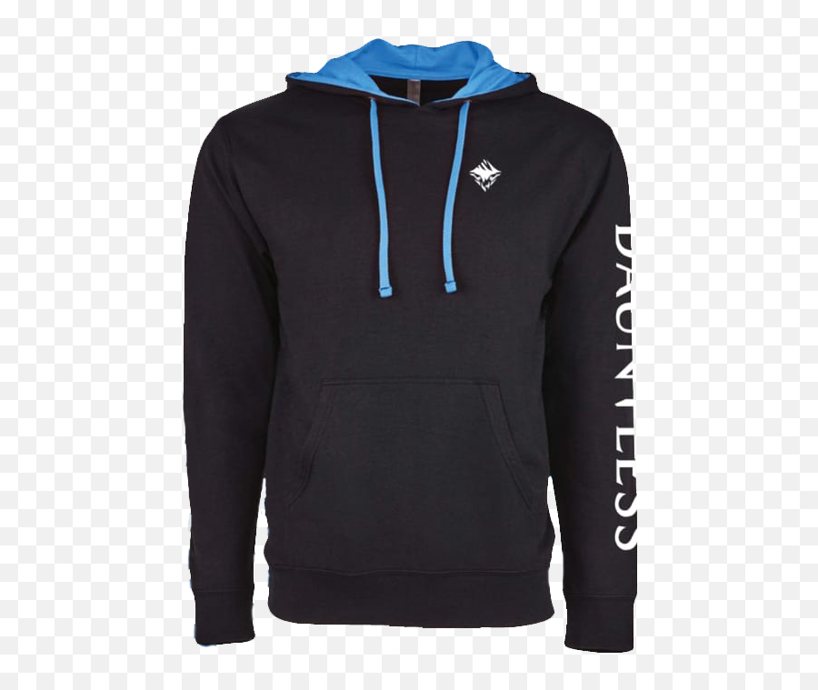 Black Dauntless Logo Hoodie - Next Level French Terry Pullover Colors Emoji,Dauntless Logo