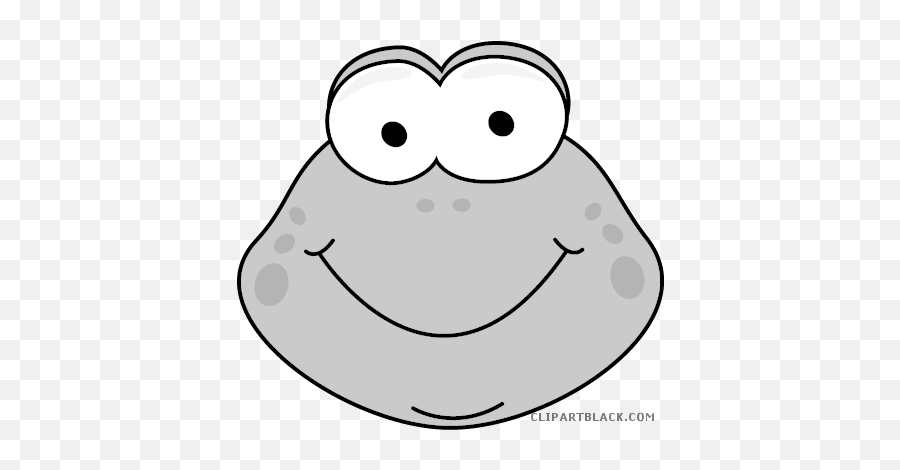 Cartoon Frog Animal Free Black White Clipart Images - Ben Frog Clip Art Frogs Face Emoji,Peanut Butter Clipart
