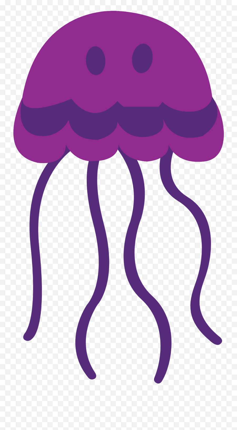 Jellyfish Clipart Png Transparent - Jellyfish Clipart Png Emoji,Jellyfish Clipart