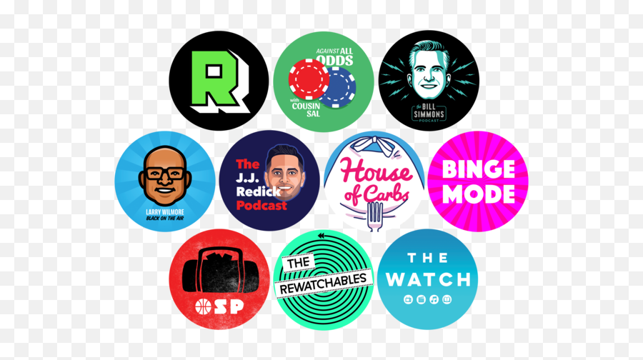 The Ringer Podcast Network Sticker 10 - Pack The Ringer Ringer Podcasts Emoji,Podcast Logos