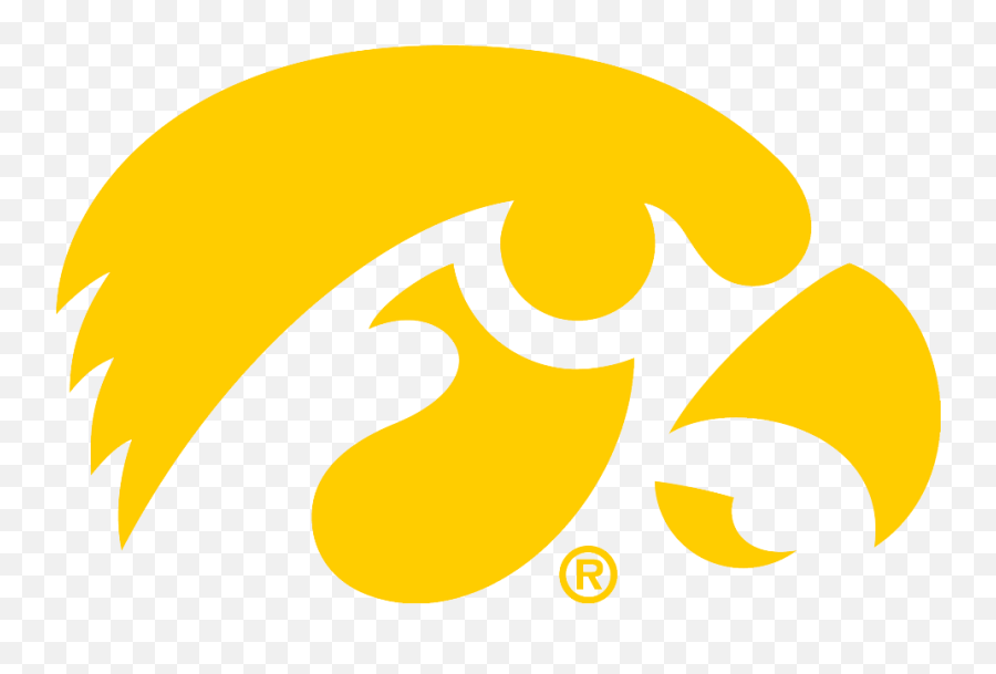 Iowa Hawkeyes Logo Download Vector - Iowa Hawkeyes Logo Black And White Emoji,Hawkeye Logo