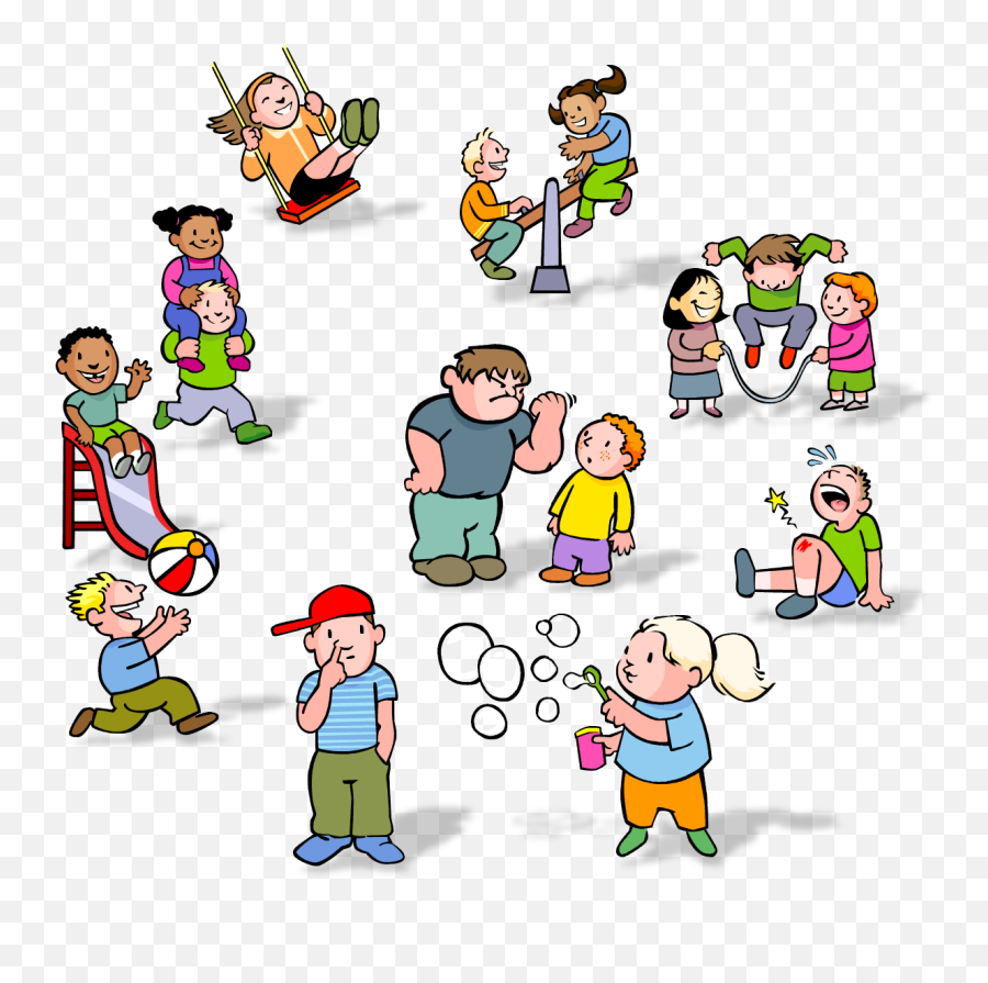 Kids At Recess Clipart - Clipart Recess Emoji,Recess Clipart