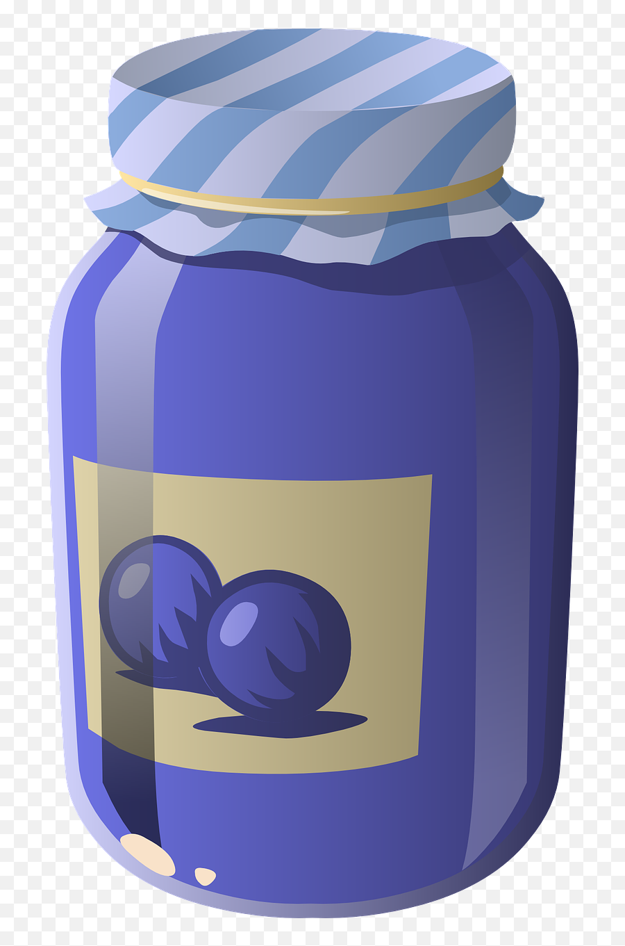 Blueberrysaucejarsblueglasses - Free Image From Needpixcom Emoji,Mason Jar Transparent Background