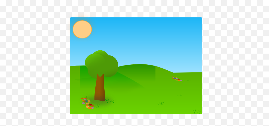Grass And Trees Clip Art - Clip Art Library Emoji,Sky Background Clipart