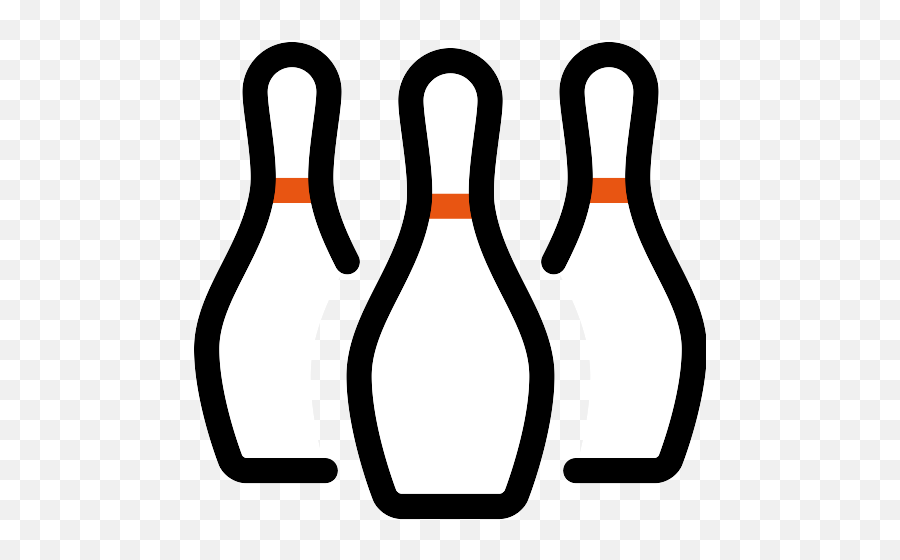 Bowling Pins Vector Svg Icon 3 - Png Repo Free Png Icons Emoji,Bowling Alley Clipart