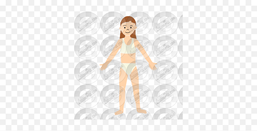 Body Stencil For Classroom Therapy Use - Great Body Clipart For Women Emoji,Body Clipart