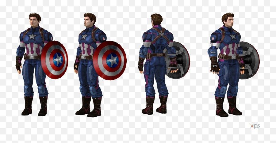 Download Gta Sa Captain America Skin - Captain America Civil War 3d Model Emoji,Captain America Clipart