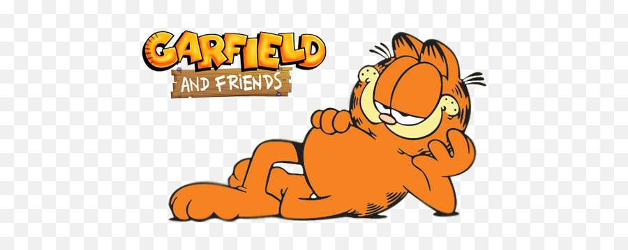 Garfield Friends - Garfield Emoji,Friends Tv Show Logo