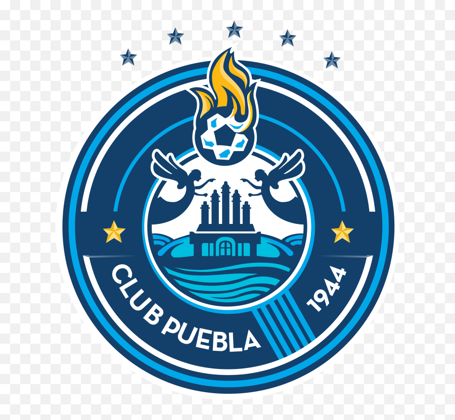 Mexican Liga Mx Football Logos - Football Logos Club Puebla Logo Emoji,Soccer Team Logos