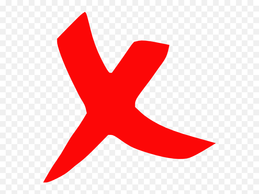 Free Red X Mark Transparent Background - Transparent Background Cross Icon Emoji,Red X Png