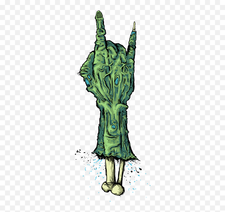 Download Hd Zombie Hand Png - Illustration Transparent Png Fiction Emoji,Zombie Hand Png