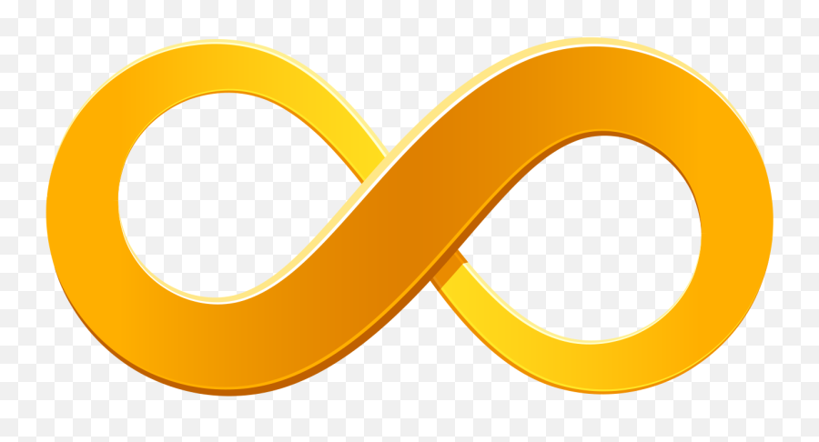Download Infinity Logo Gold - Golden Infinity Symbol Png Emoji,Infinity Logo