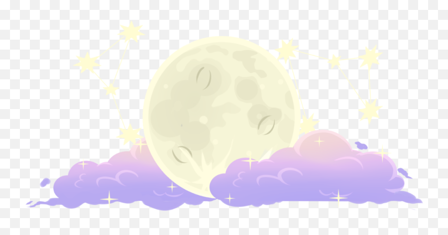 Full Moon - Transparent Moon Cutie Mark Emoji,Full Moon Transparent Background