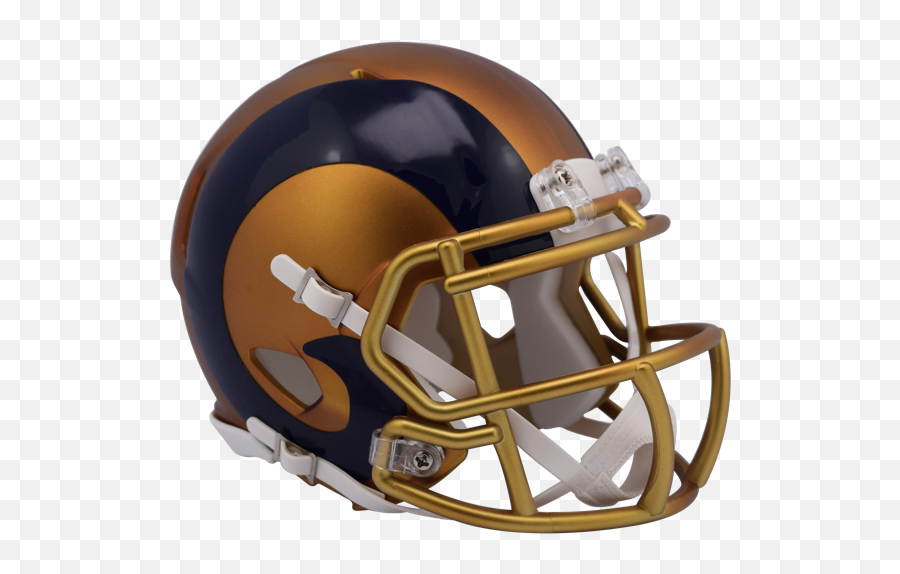 Los Angeles Rams Nfl Blaze Revolution Speed Riddell Mini Football Helmet - Revolution Helmets Emoji,Los Angeles Rams Logo