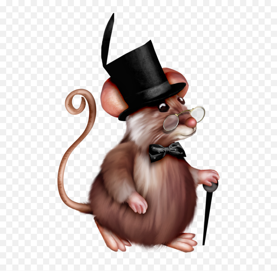 Tubes Souris Clipart Pinterest Mice Clip Art - Mr Rat Clip Rat With A Hat Png Emoji,Mr Clipart