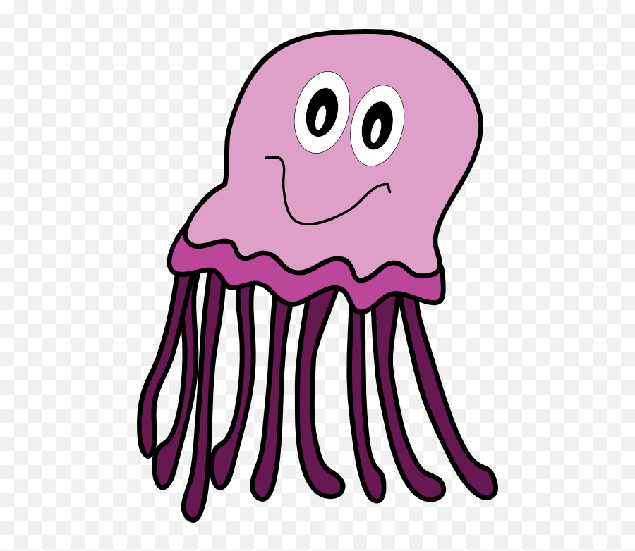 Cute Jellyfish Clipart Free Images 2 - Purple Jellyfish Clipart Emoji,Jellyfish Clipart